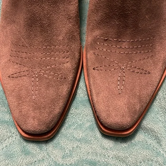 Dolce Vita pointed toes Silma Ankle Boot suede NWOT women’s sz 6.5 Brazil made - Picture 2 of 14